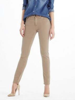 AG Adriano Goldschmied The Prima Cigarette Leg Tan Size 25 R